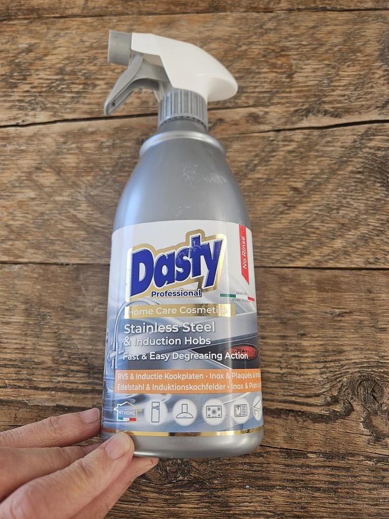 Dasty Professional RVS & Inductie Kookplaten Reiniger, Huis en Inrichting, Schoonmaakartikelen, Ophalen, Schoonmaakmiddel