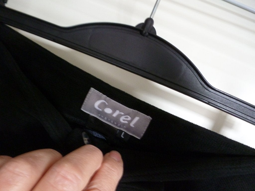 NIEUW broek zwart COREL 42 -GRATIS zend, Verzenden, Zwart, Maat 42/44 (L), Nieuw