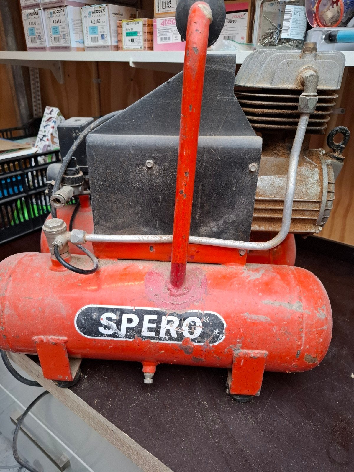 compressor Spero opknapper, Ophalen, Gebruikt, 6 tot 10 bar, 200 tot 400 liter/min