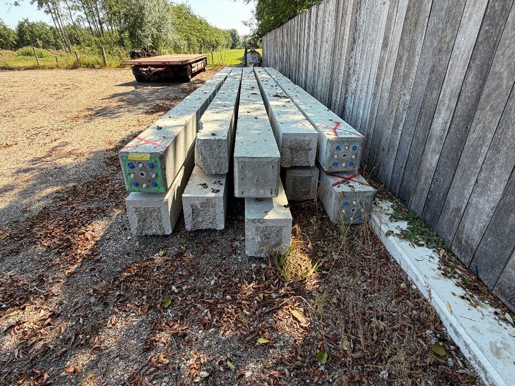 heipalen grondkering betonpalen, Ophalen of Verzenden, Zo goed als nieuw, 250 cm of meer, Palen