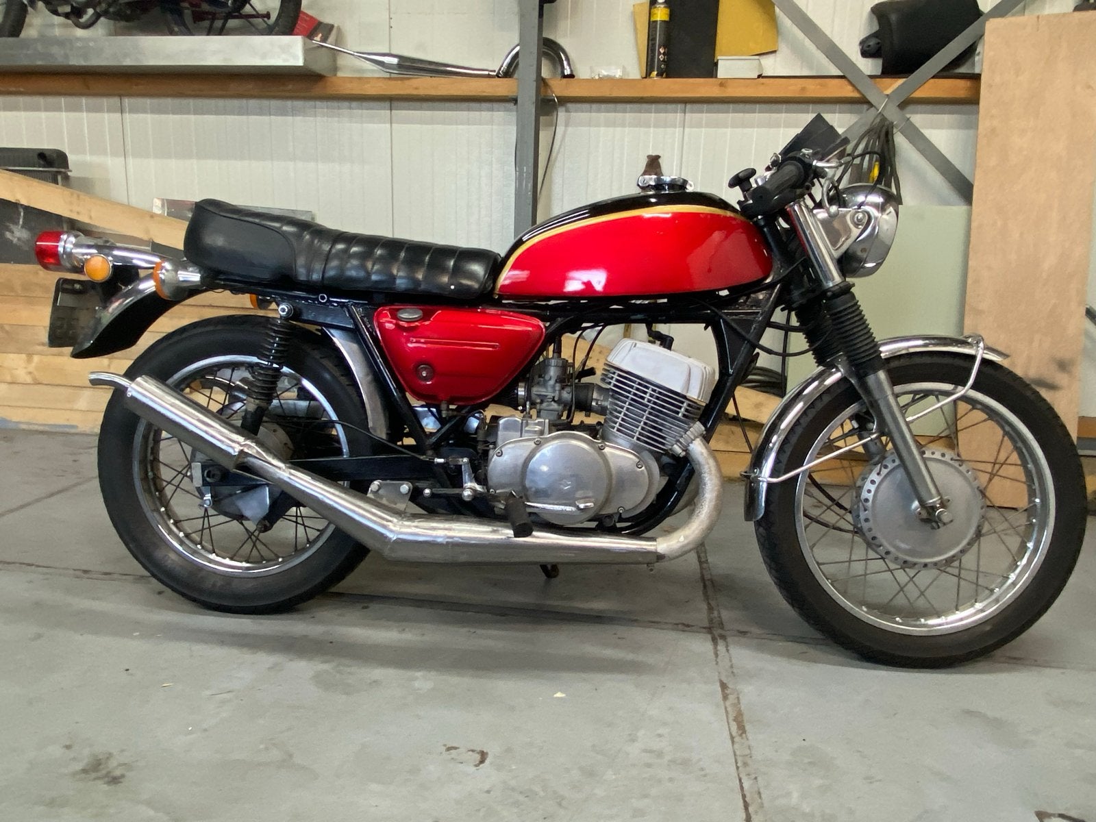 Suzuki T500 GT500, 2 cilinders, Motorrijbewijs A, Gebruikt, Particulier