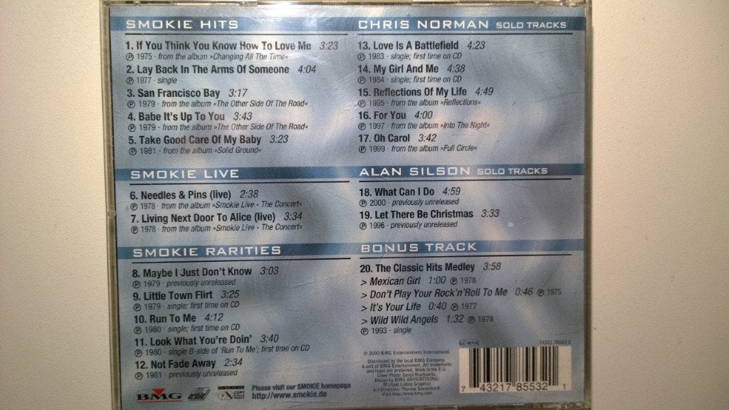 Smokie - The 25th Anniversary Album, Cd's en Dvd's, Ophalen of Verzenden, Zo goed als nieuw, Poprock, Album
