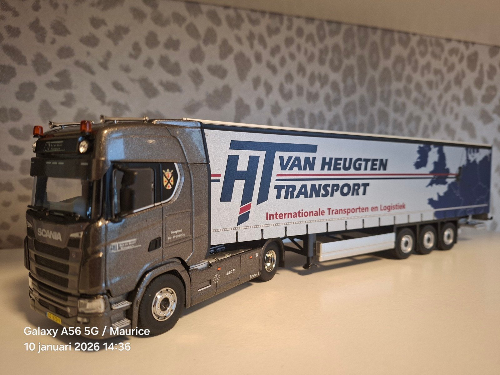 Cavallino, Scania CS R.J de Bruin/Van Heugten, Hobby en Vrije tijd, Ophalen of Verzenden, Zo goed als nieuw, Bus of Vrachtwagen