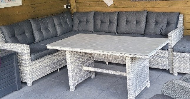 lounge bank!, Ophalen, Gebruikt, Bank, 6 zitplaatsen
