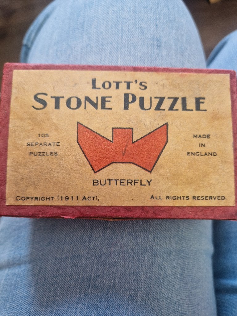 zeldzame puzzel  uit 1911 Lott's Stone puzzel, Ophalen of Verzenden