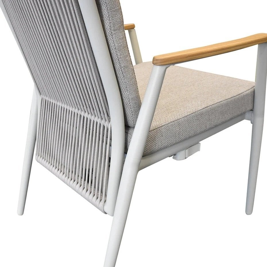Verstelbare  dining gasveerstoel  Rosalie, Tuin en Terras, Ophalen, Nieuw, Aluminium, Verstelbaar