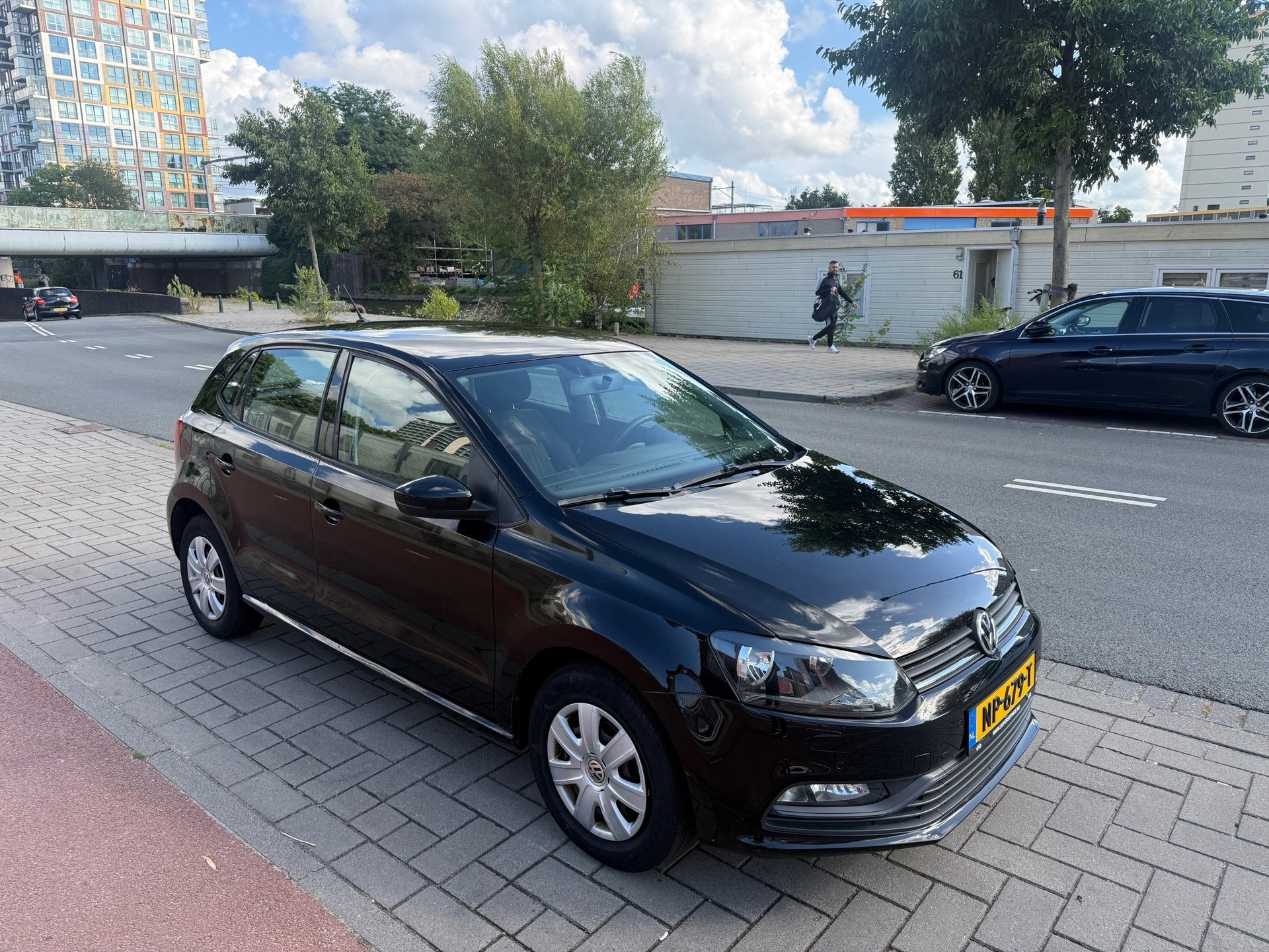 Volkswagen Polo 1.0 First Edition Airco StoelVerwarming Blue, Auto's, Voorwielaandrijving, Stof, Bedrijf, Handgeschakeld