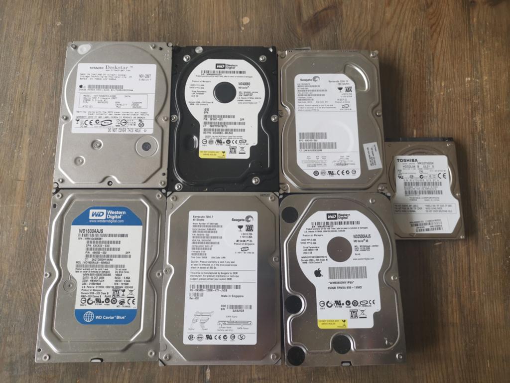 7x harde schijf sata, Computers en Software, Harde schijven, Gebruikt, Desktop, Intern, HDD, SATA, Ophalen of Verzenden