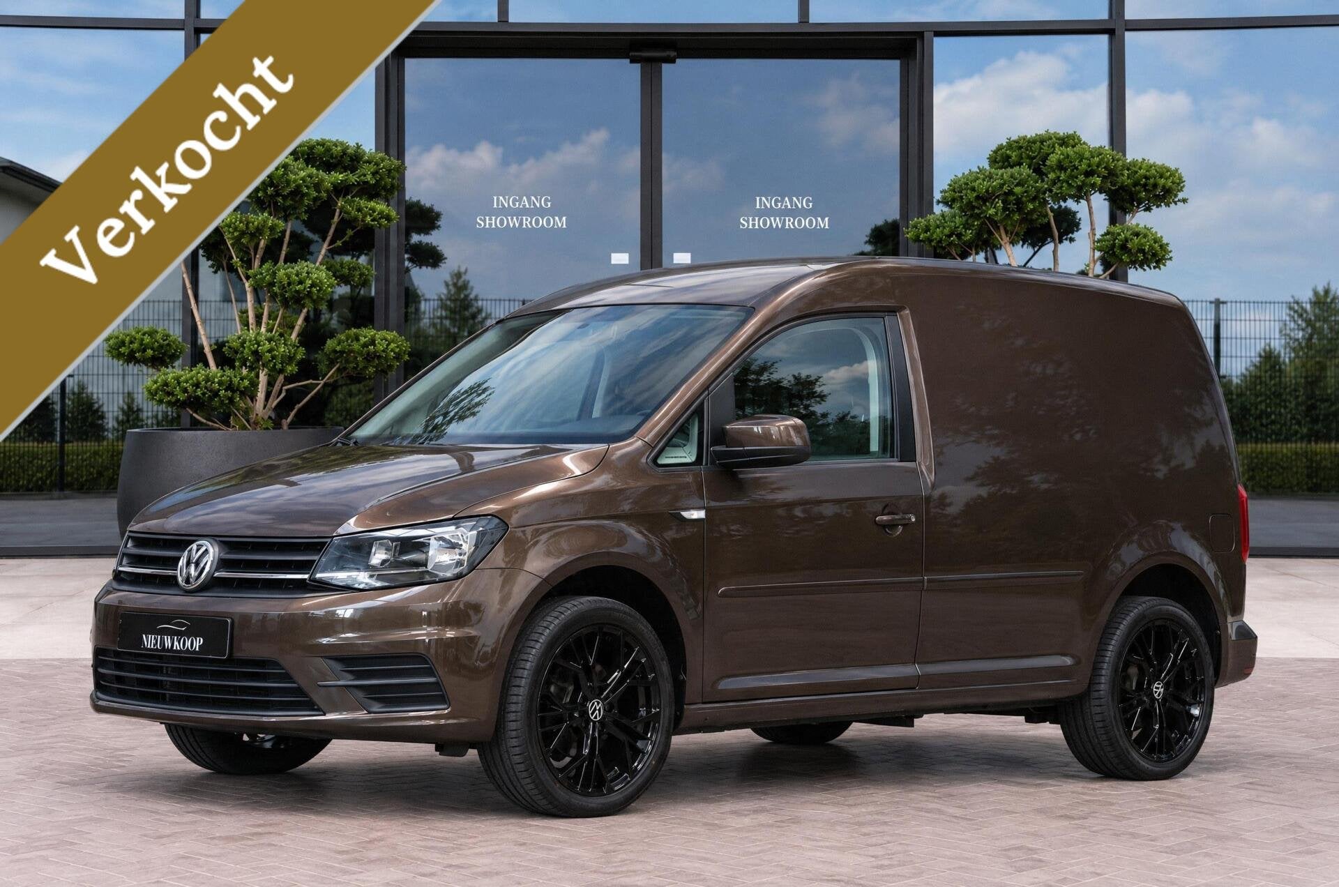 Volkswagen Caddy 1.0 TSI L1H1 BMT AIRCO | CRUISE | PDC, Auto's, Verwarmde buitenspiegels, Stof, Gebruikt, Bruin