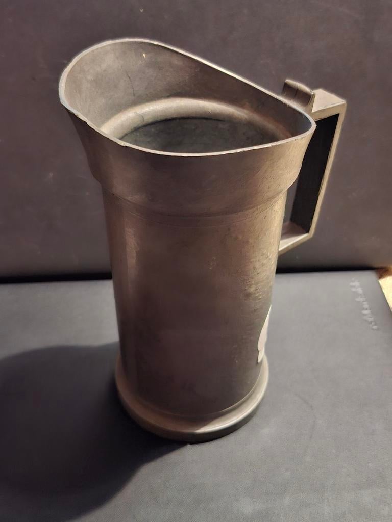 19 eeuwse Frankrijk tinnen kan, Antiek en Kunst, Antiek | Tin, Ophalen of Verzenden