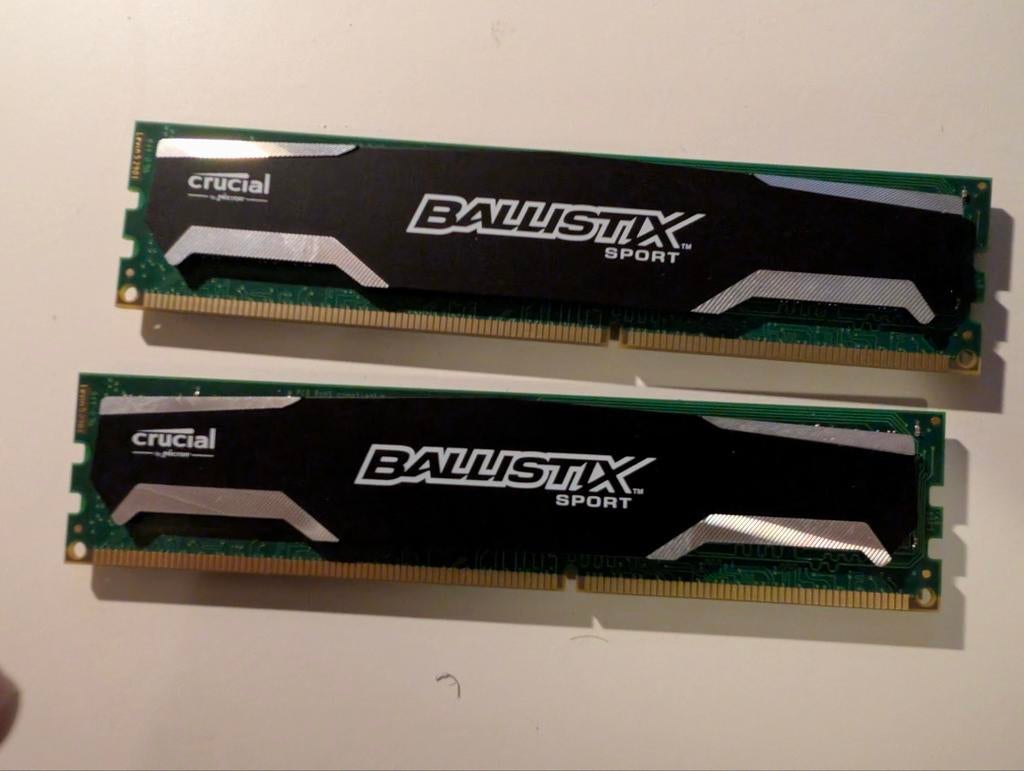 Ballistix sport DDR3 geheugen 2x4 1600mhz, Ophalen of Verzenden, DDR3, Desktop, 16 GB