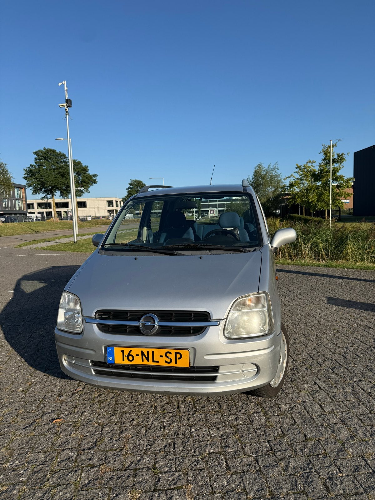 Opel Agila 1.2 I 16V 2003 Grijs, Auto's, Opel, Voorwielaandrijving, Origineel Nederlands, Handgeschakeld, Particulier