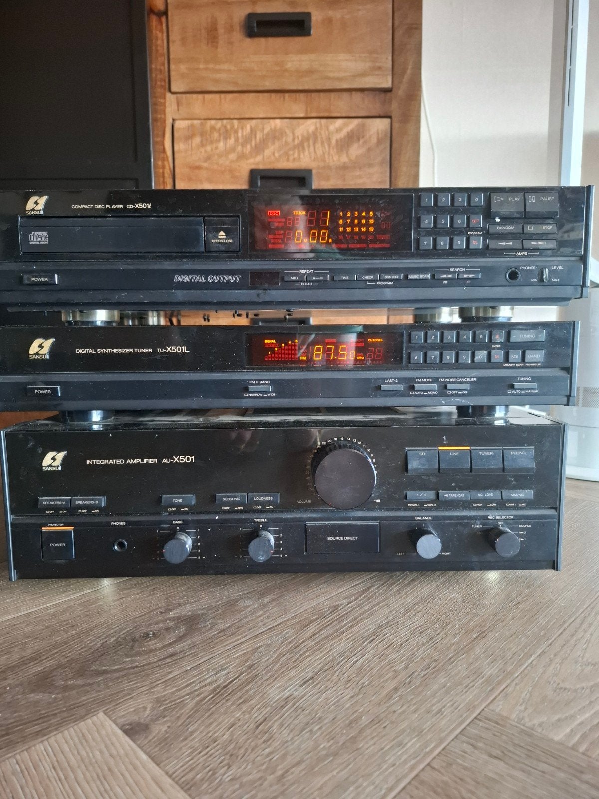 Sansui Hifi Set:, Overige merken, Gebruikt, Tuner of Radio, Losse componenten