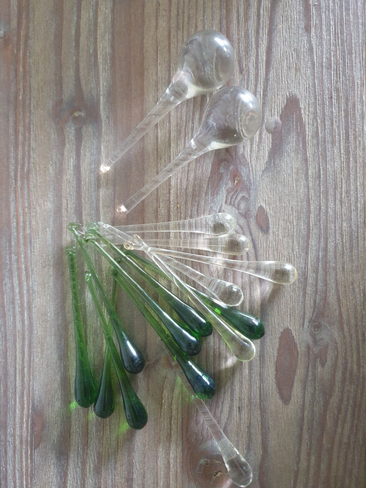 Glazen pegels - 8 cm - Decoratie, Antiek en Kunst, Antiek | Glas en Kristal, Ophalen of Verzenden