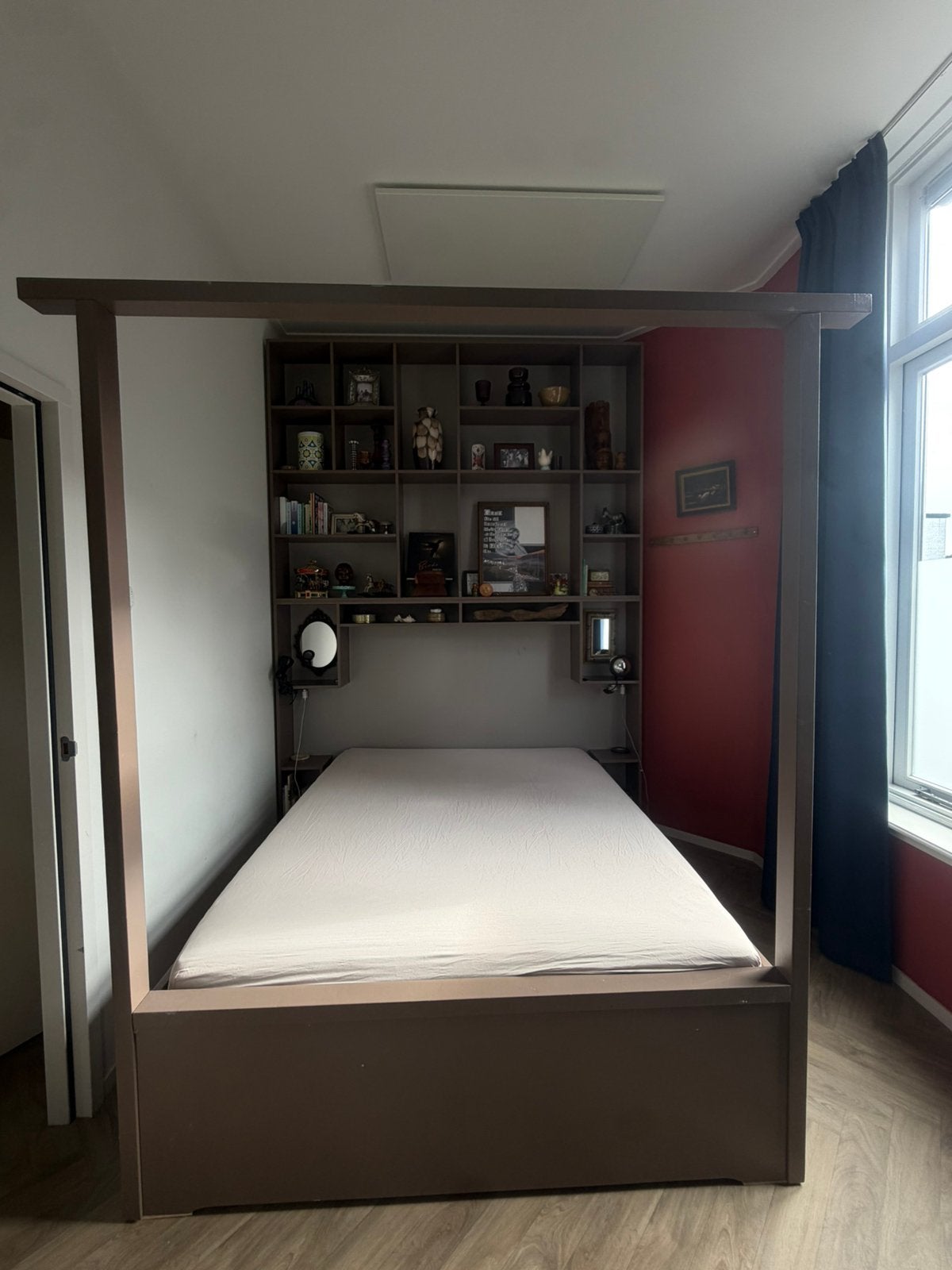 Bed 160x200, Ophalen, Gebruikt, Tweepersoons