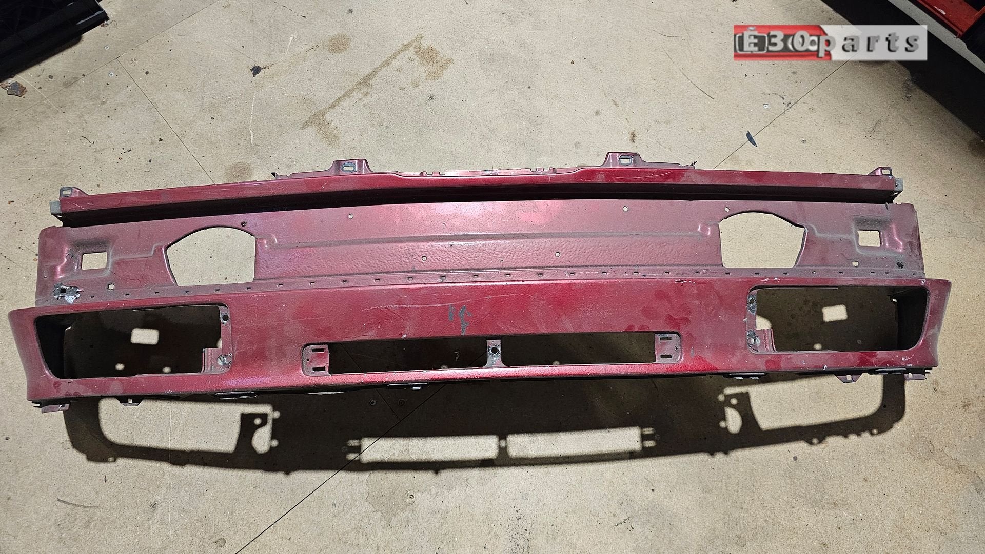 Voorfront front rood metallic gebruikt BMW E30 Type 2 1987-, Gebruikt, -, Ophalen of Verzenden, Bumper