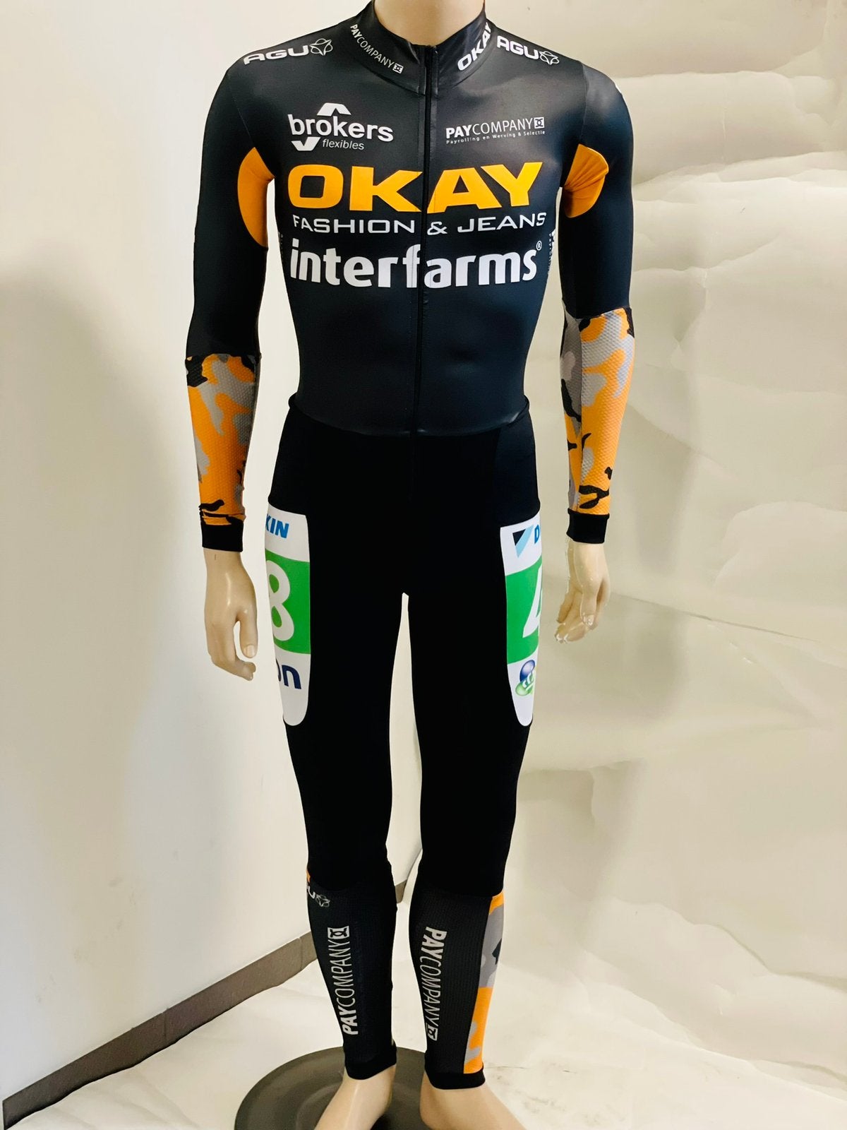 Schaatskleding schaatspak marathonpak speedsuit M Rubber, Sport en Fitness, Schaatsen, Ophalen of Verzenden, Zo goed als nieuw