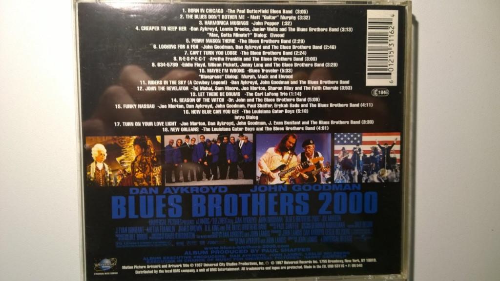 Blues Brothers 2000 Original Motion Picture Soundtrack, Cd's en Dvd's, Ophalen of Verzenden, Zo goed als nieuw