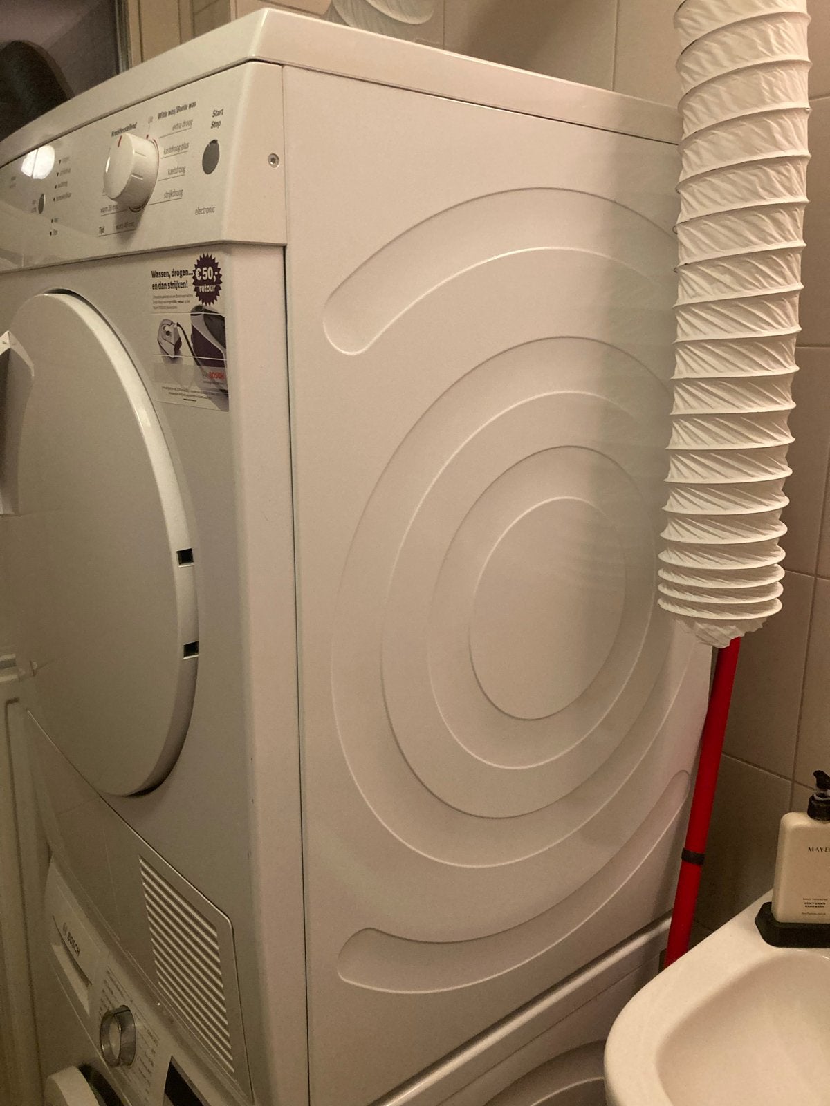 Bosch Maxx 7 Sensitive Wasdroger - Luchtafvoer, Ophalen, 6 tot 8 kg, Gebruikt, Luchtafvoer