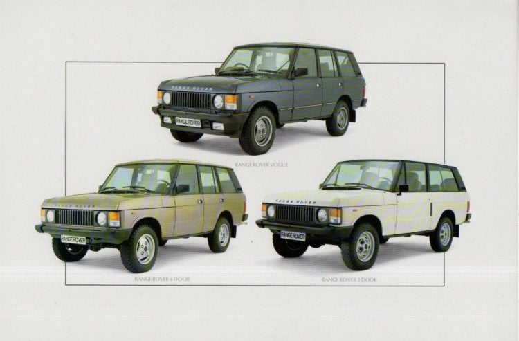 Tekoop Range Rover Classic chassis belastingvrij 1986, Auto-onderdelen, Ophalen, Voor, Land Rover, Motorkap