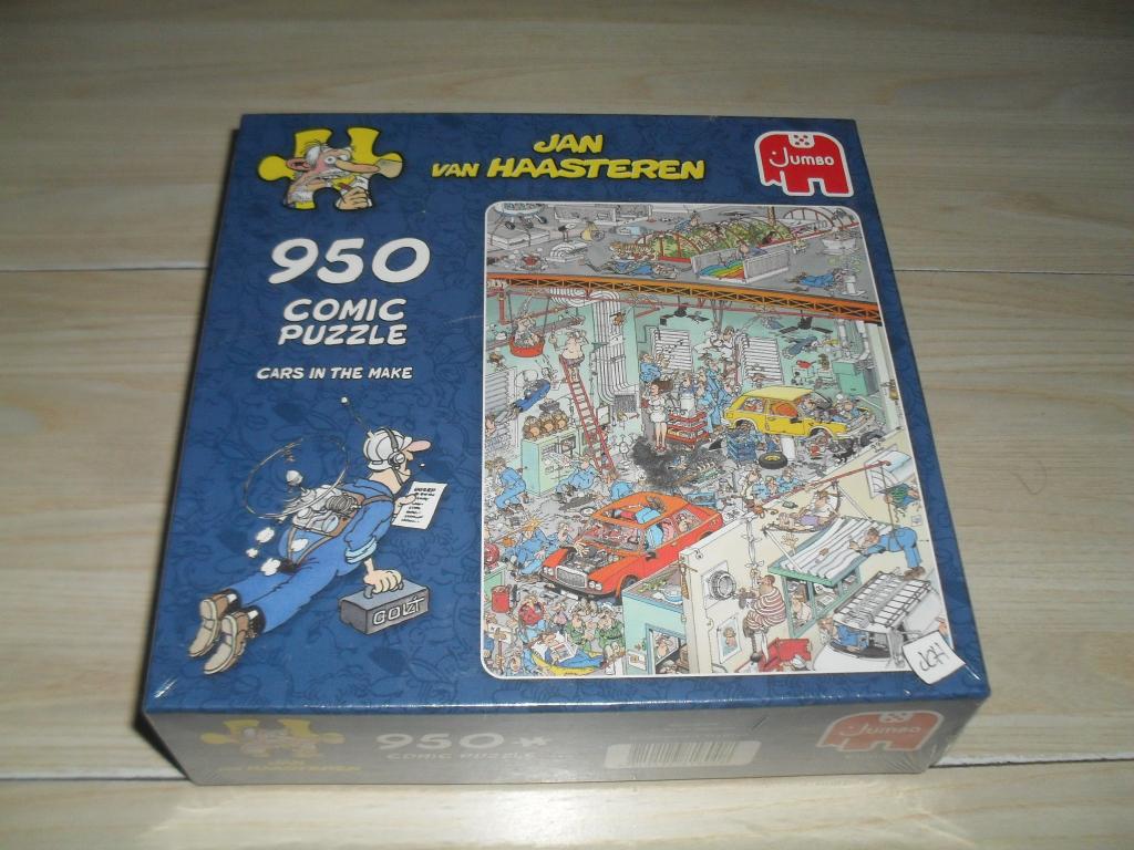Jan van Haasteren puzzle 950 stukjes Cars in the make nieuw, Ophalen, 500 t/m 1500 stukjes, Nieuw, Legpuzzel