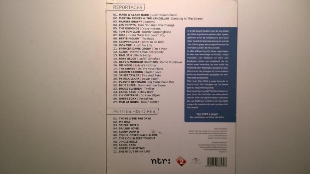 Top 2000 A Gogo (DVD), Alle leeftijden, Ophalen of Verzenden, Zo goed als nieuw