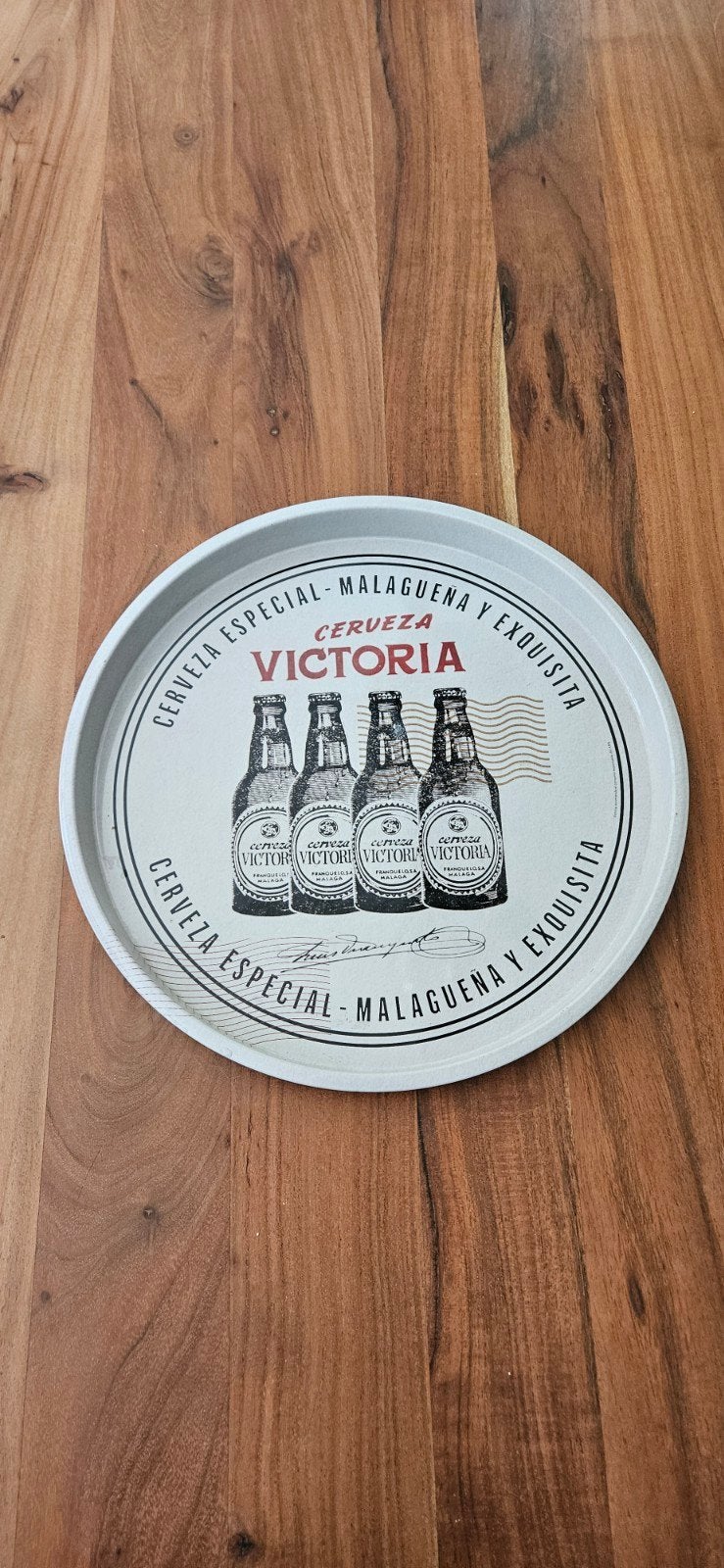 Victoria Bier dienblad/bierbord, Ophalen of Verzenden, Gebruikt, Gebruiksvoorwerp