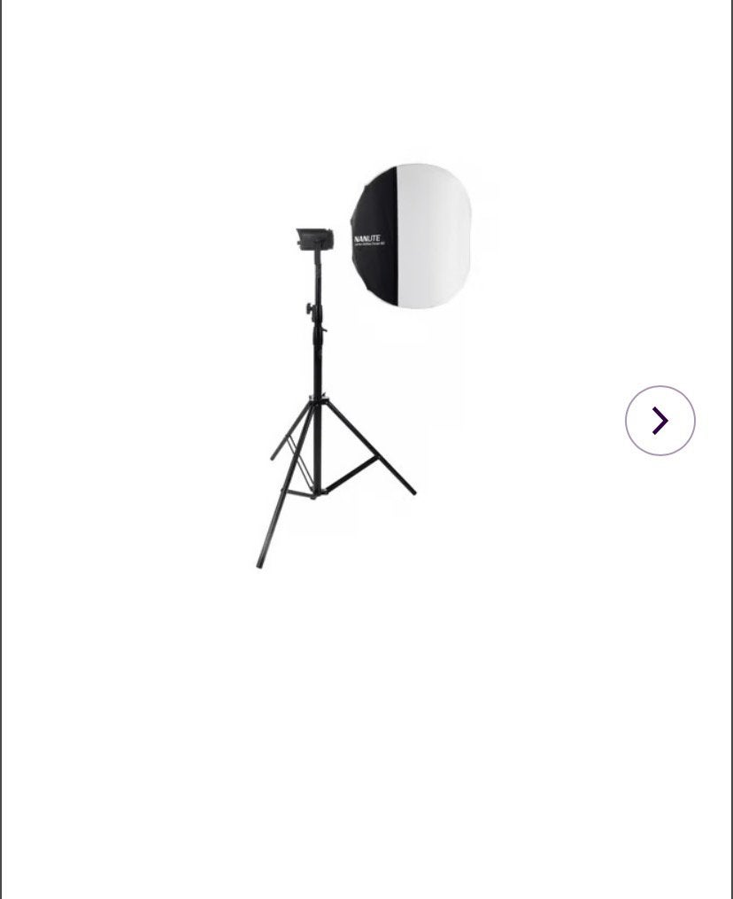 Nanlite Forza 200 LED Light | Softbox & Latern | Bowens, Ophalen of Verzenden, Zo goed als nieuw, Lamp of Flitsset