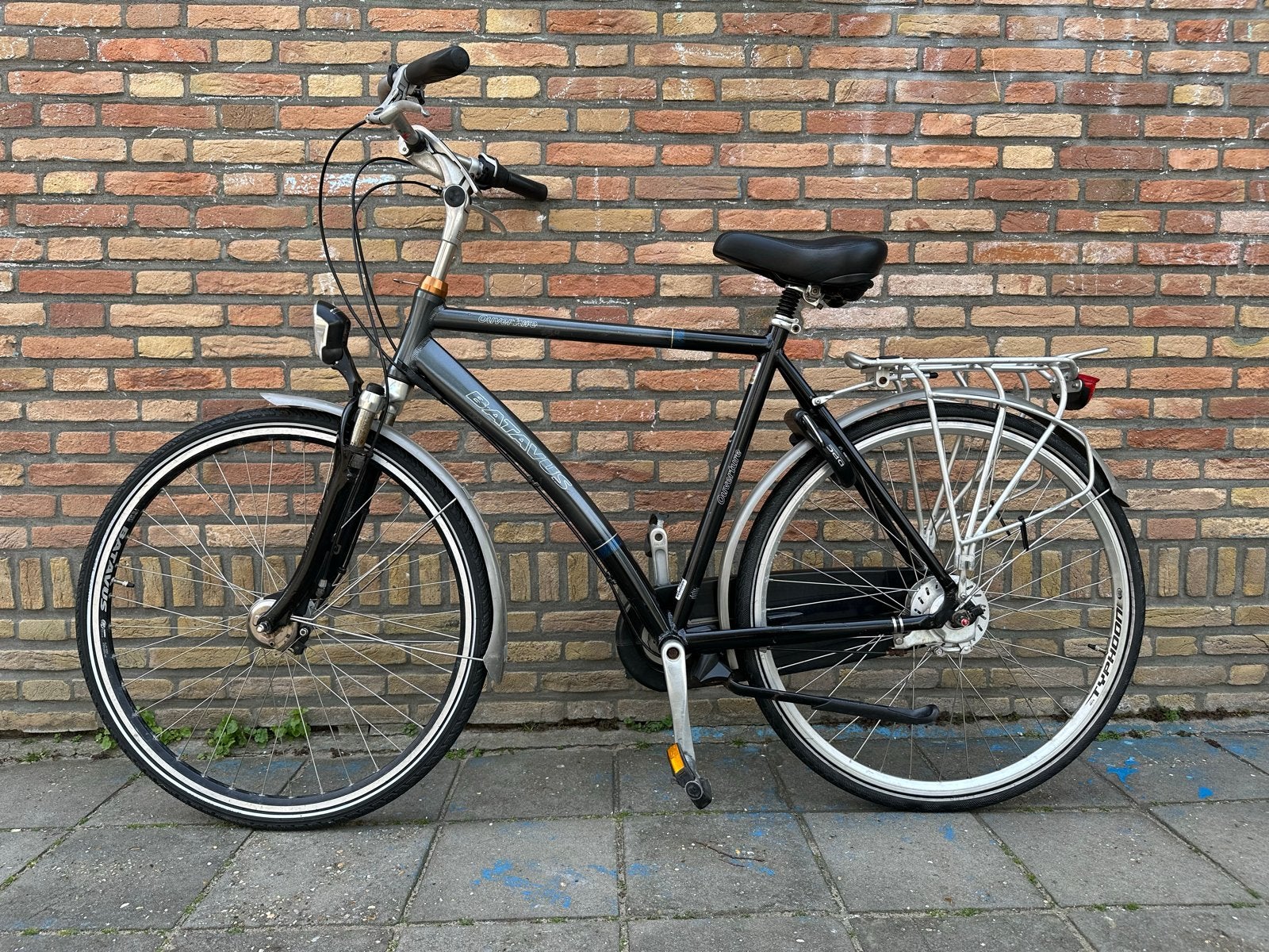 Batavus herenfiets 28inch - 7 versnellingen - rijklaar, Ophalen, Gebruikt, Velgrem, Versnellingen