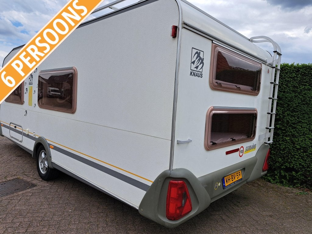 Knaus Sudwind 550 TKM Airco, Voortent, Rondzit, Bedrijf, Knaus, Tot en met 6