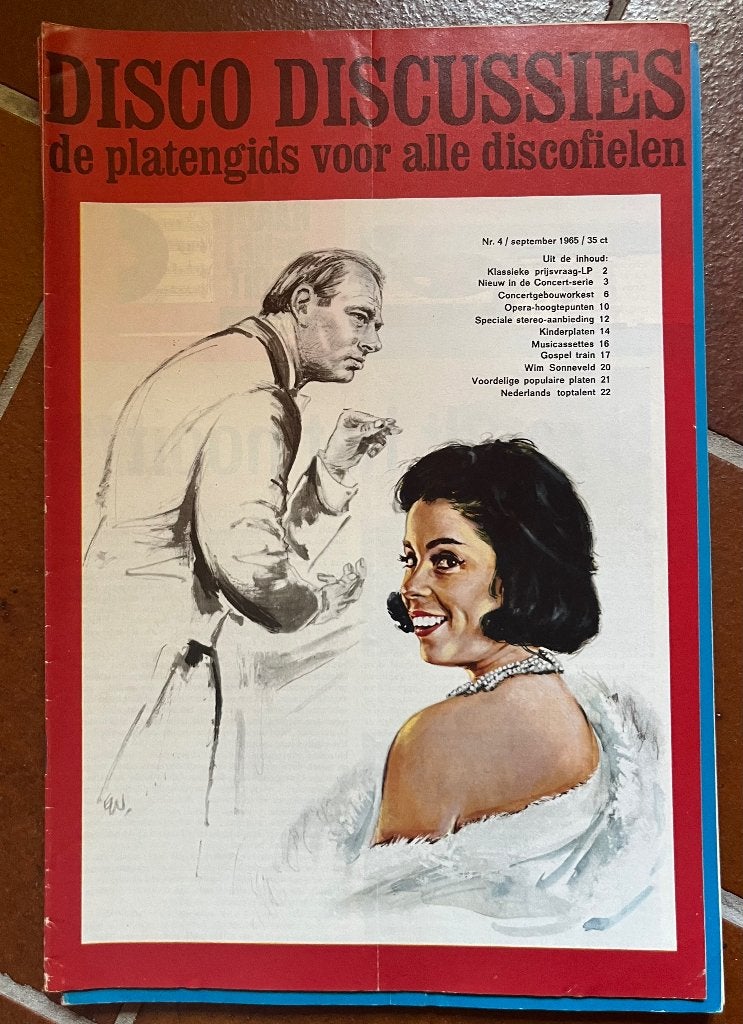 DISCO DISCUSSIES NO.4/1965 PLATENGIDS MUZIEKBLAD, Verzamelen, Verzenden, 1960 tot 1980, Nederland, Tijdschrift