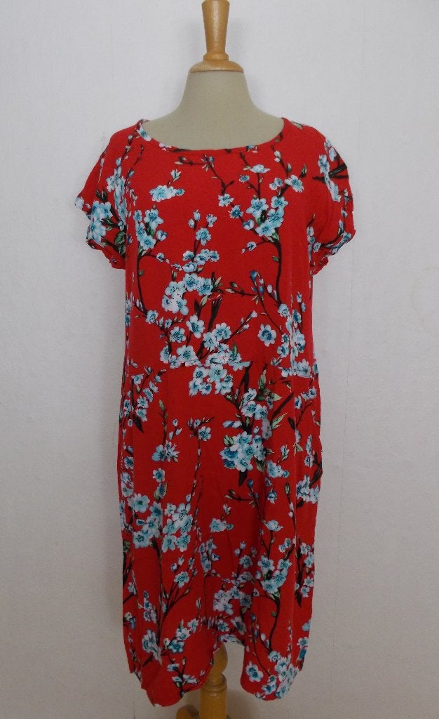 100% viscose leuk print jurkje/tuniek van Mapa Mundo! XL, Maat 46/48 (XL) of groter, Zo goed als nieuw, Knielengte, Meerkleurig