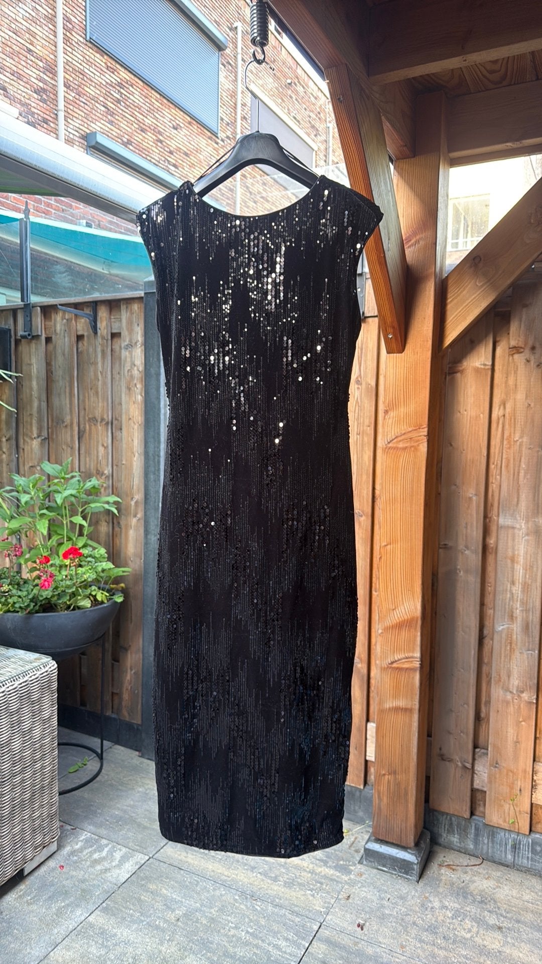 Zwarte jurk C&A, Maat 38/40 (M), Galajurk, Zwart, Nieuw