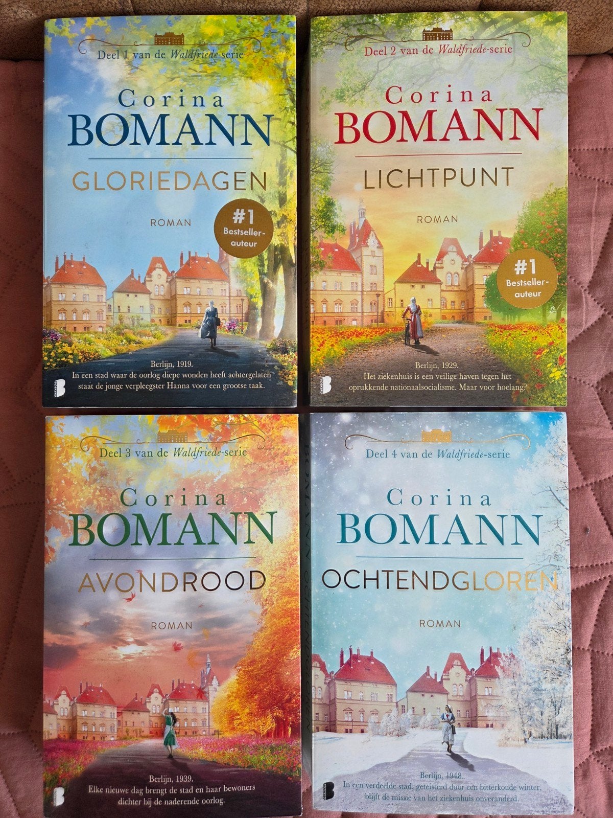 Complete Waldfriede serie van Corina Bomann - 4 boeken, Boeken, Romans, Zo goed als nieuw, Ophalen of Verzenden