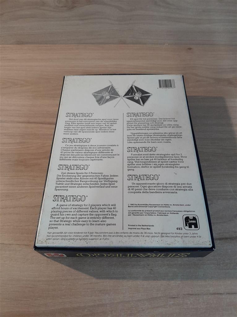 stratego compact blauwe doos - s5724, Verzenden, Zo goed als nieuw
