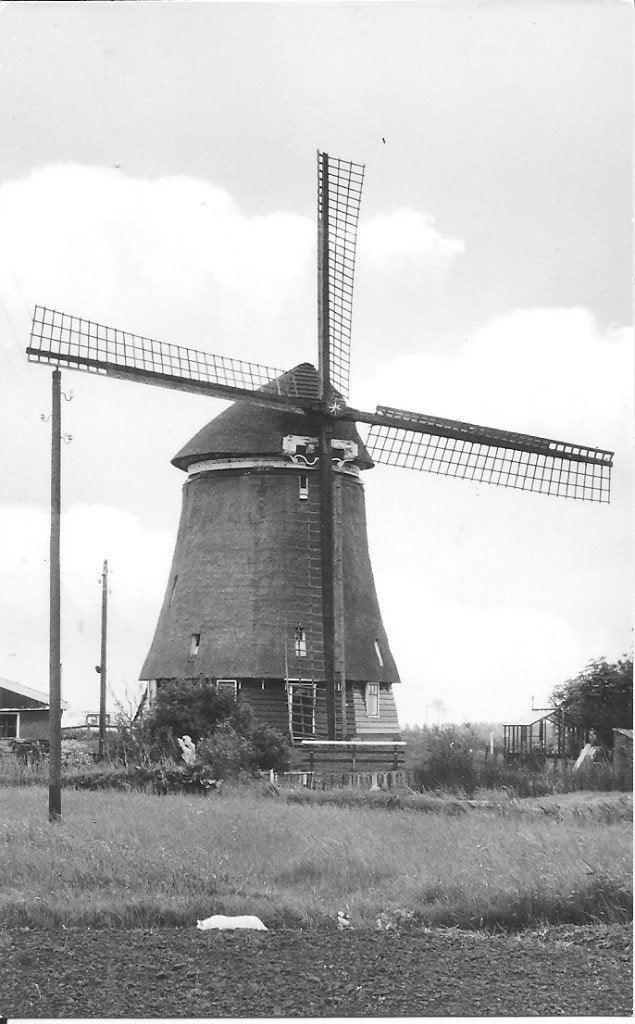 Ansichtkaart Molen St. Pancras, Geestmerambacht (1973), Ophalen of Verzenden, 1960 tot 1980, Gelopen, Noord-Holland