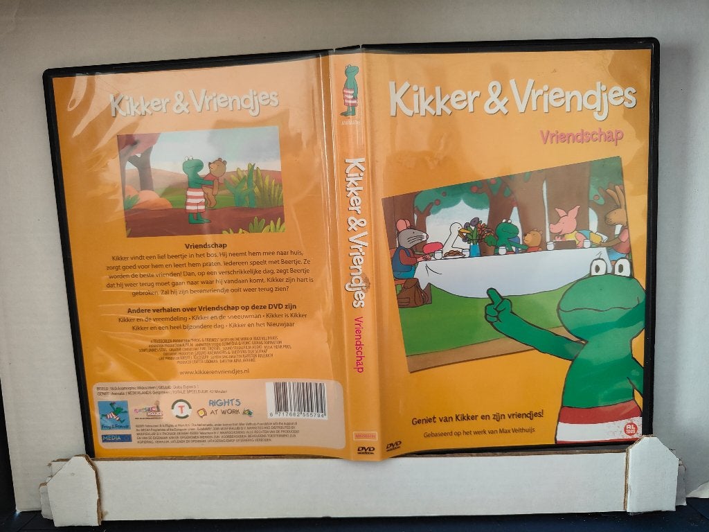 DVD voor Kinderen Titel: Kikker & Vriendjes - Vriendschap, Animatie, Alle leeftijden, Zo goed als nieuw, Film