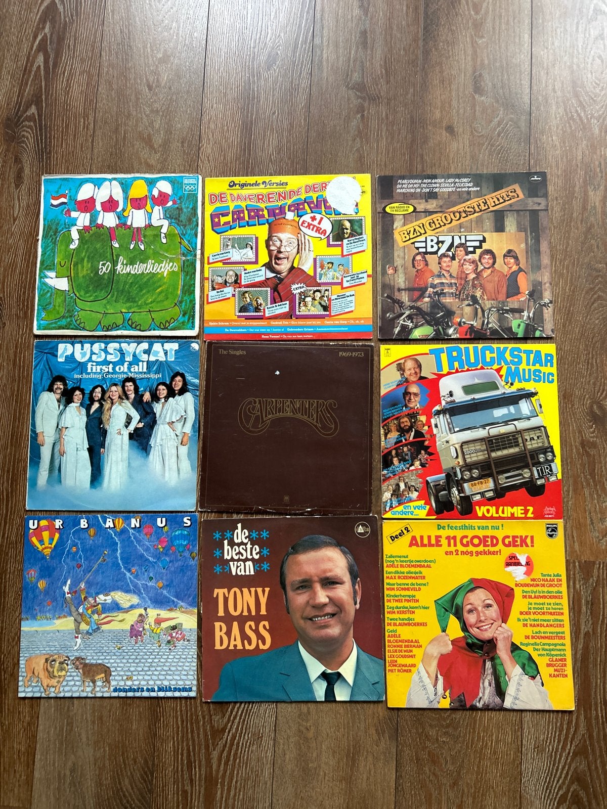 Diverse Vinyl LP's - Pop, Kinderliedjes, Carnavalsmuziek, Ophalen, 1970 - 1979, Gebruikt, 12 inch