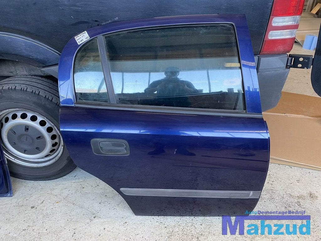 Opel Astra G blauw Z282 Rechts rechter achter deur portier, Auto-onderdelen, Gebruikt, Deur, Ophalen of Verzenden, Kontakt@opel-infoservice.de