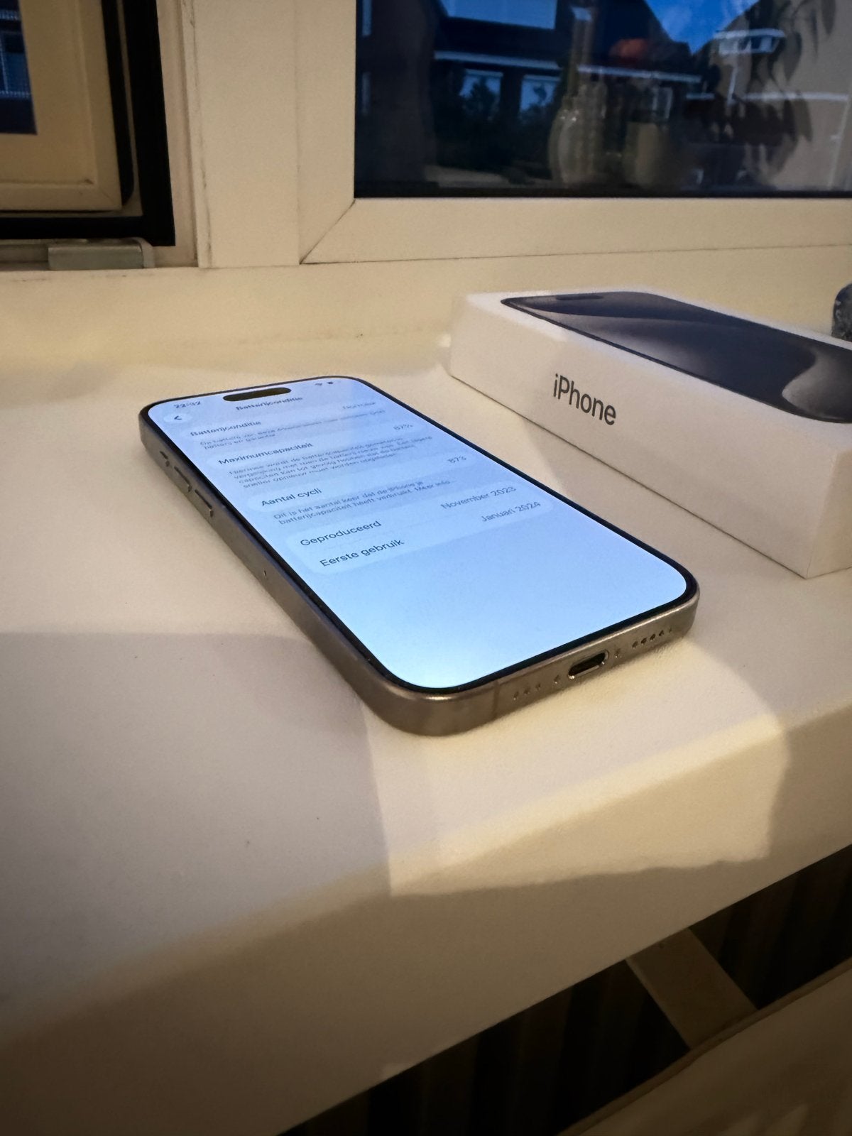 Apple iPhone 15 Pro 128GB Natural Titanium Uitstekende Staat, Telecommunicatie, Mobiele telefoons | Apple iPhone, 128 GB, Ophalen of Verzenden