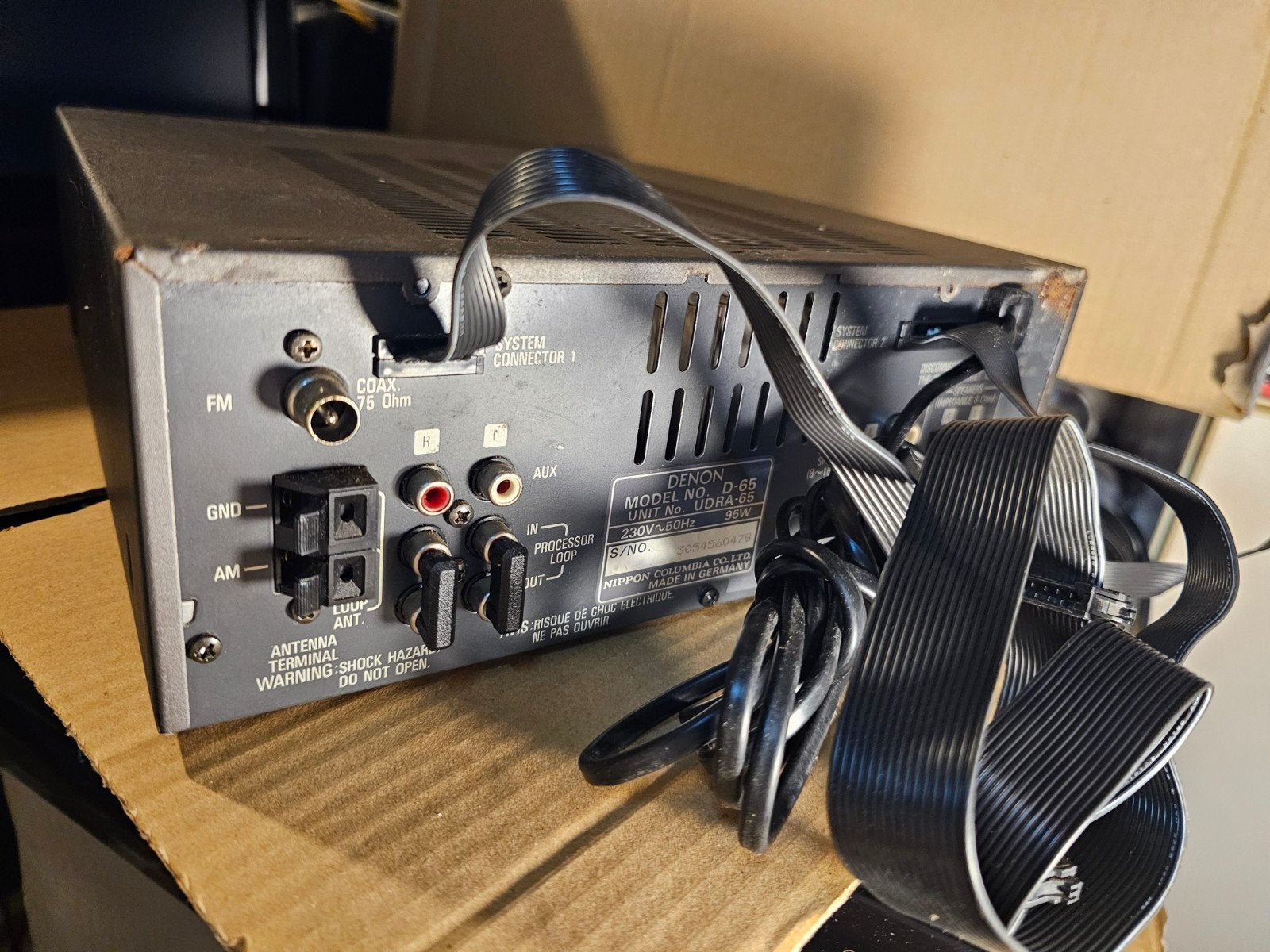 Denon D-65 Component Receiver, Ophalen of Verzenden, Gebruikt, 120 watt of meer, Denon