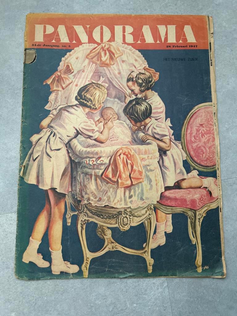 Panorama magazine 28 februari 1947, Boeken, Tijdschriften en Kranten, Ophalen of Verzenden, Gelezen, Overige typen