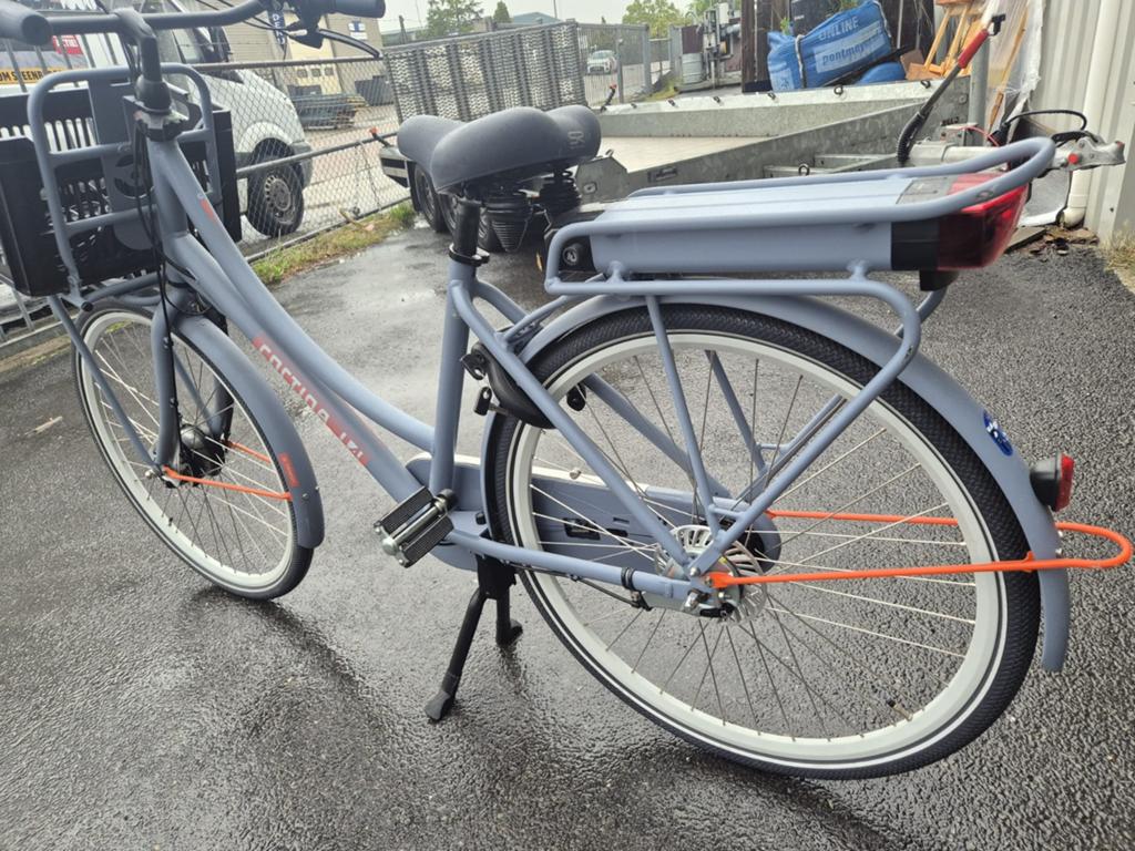 Cortina E-U4 Transport elektrische fiets met voordrager, Fietsen en Brommers, Elektrische fietsen, Gebruikt, Cortina, 51 tot 55 cm