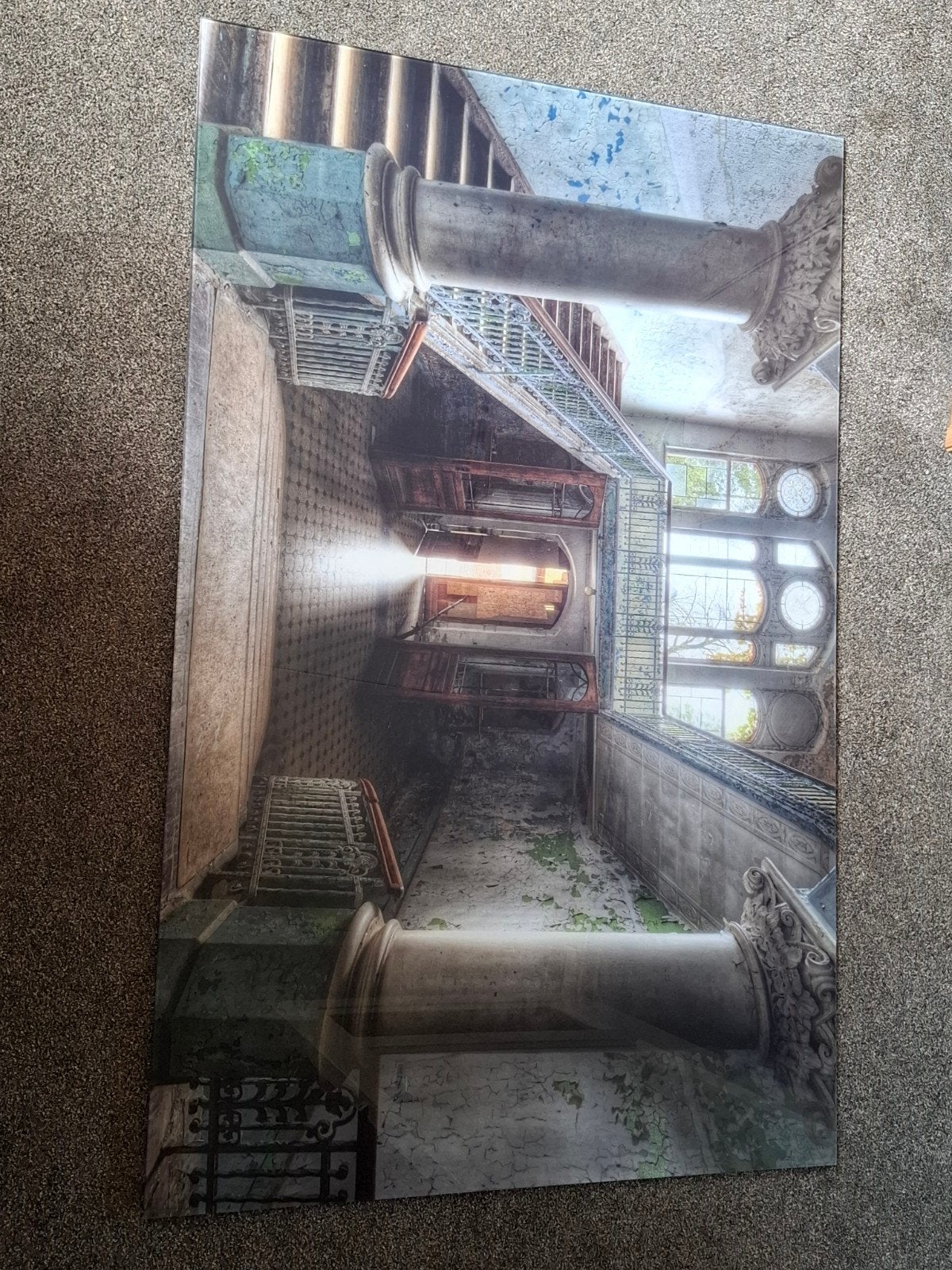 Schilderij vervallen gebouw, Ophalen, Zo goed als nieuw, Schilderij