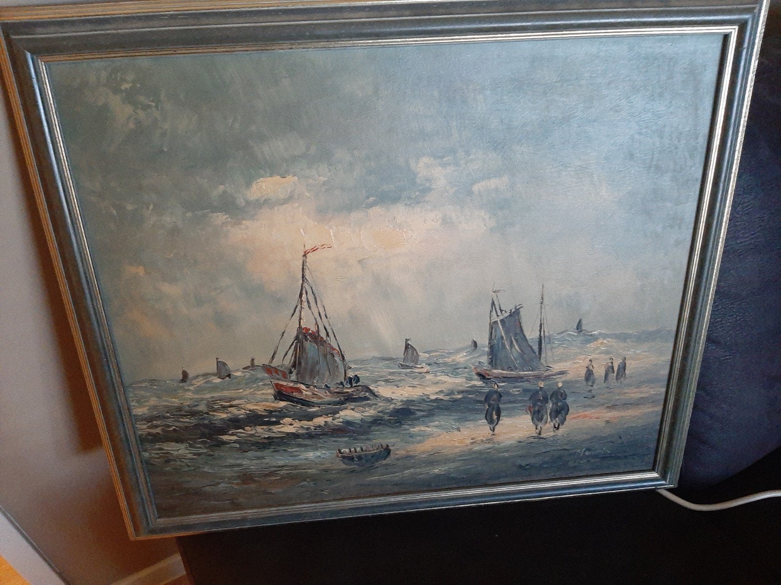 Maritiem olieverfschilderij van Meuris, Ophalen of Verzenden