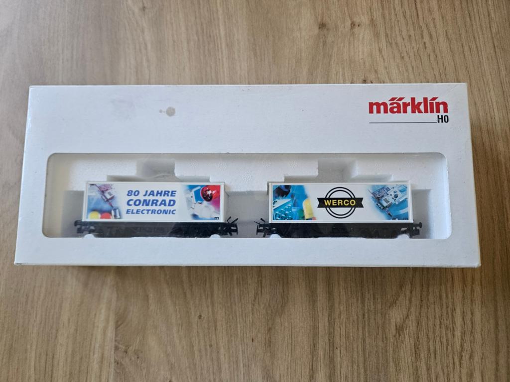 Märklin H0 94186 Conrad Electronic Werco Wagon Set, Ophalen of Verzenden, Gelijkstroom, Märklin