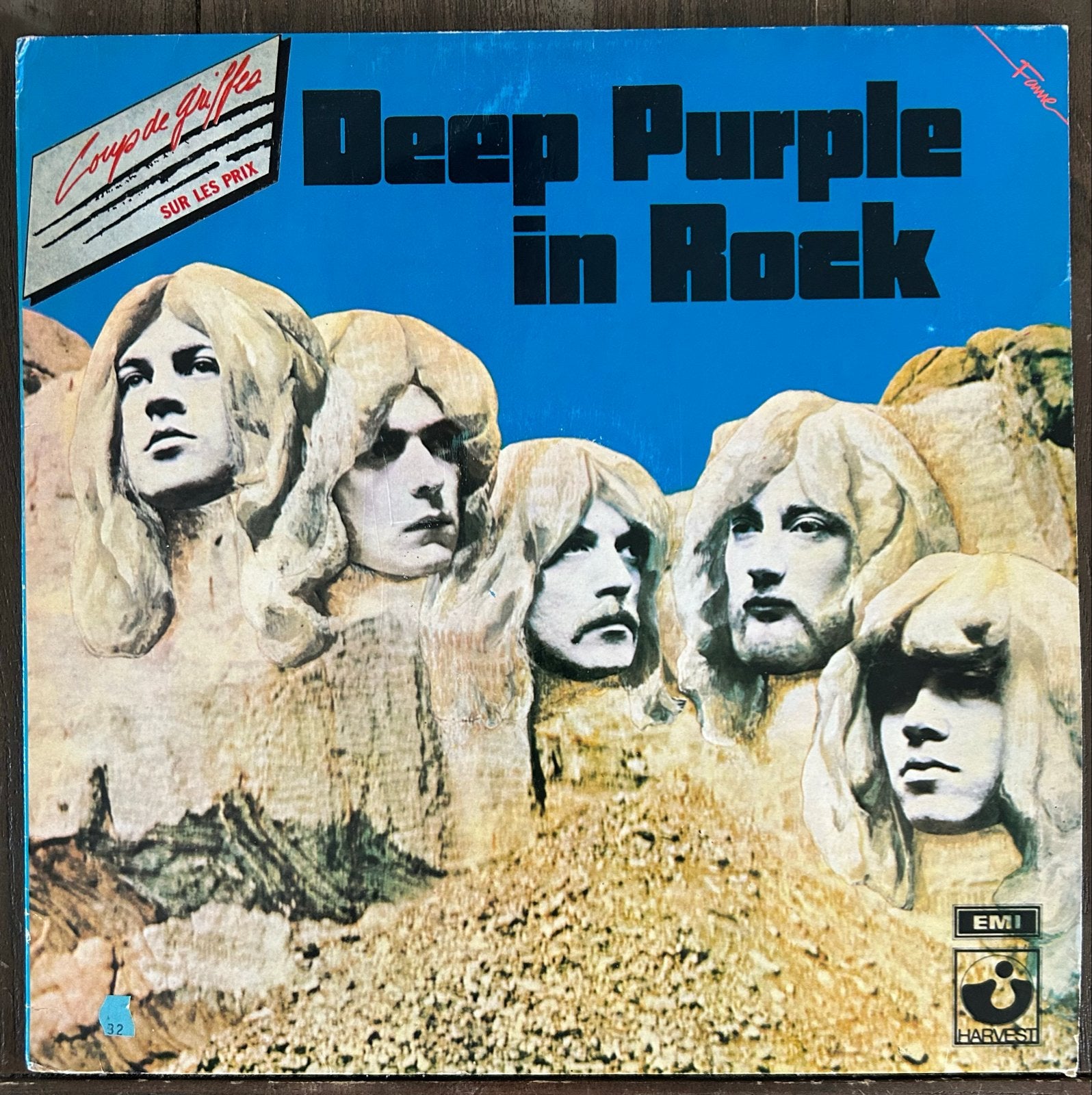 Deep Purple - In Rock LP (1970) - Classic Rock Vinyl, LP, Gebruikt, Hard Rock, Originele persing