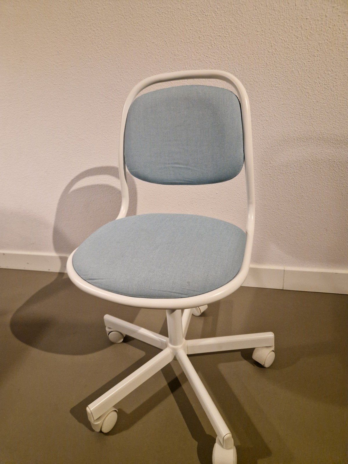 Ikea kinder bureau stoel Örfjäll, Ophalen of Verzenden, Gebruikt, Wit, Bureaustoel