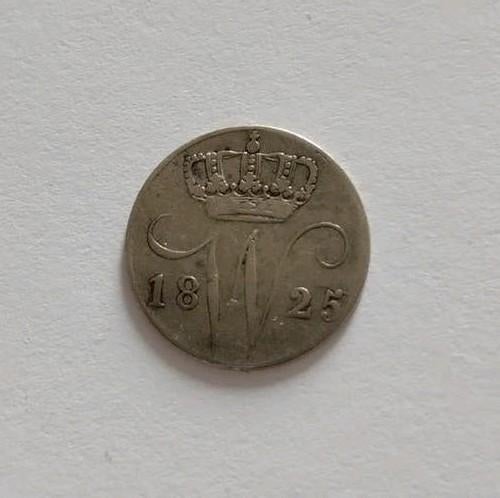 Mooie schaarse 5 cent / stuiver uit 1825 Brussel - Willem I, Postzegels en Munten, Munten | Nederland, Ophalen of Verzenden, Koning Willem I
