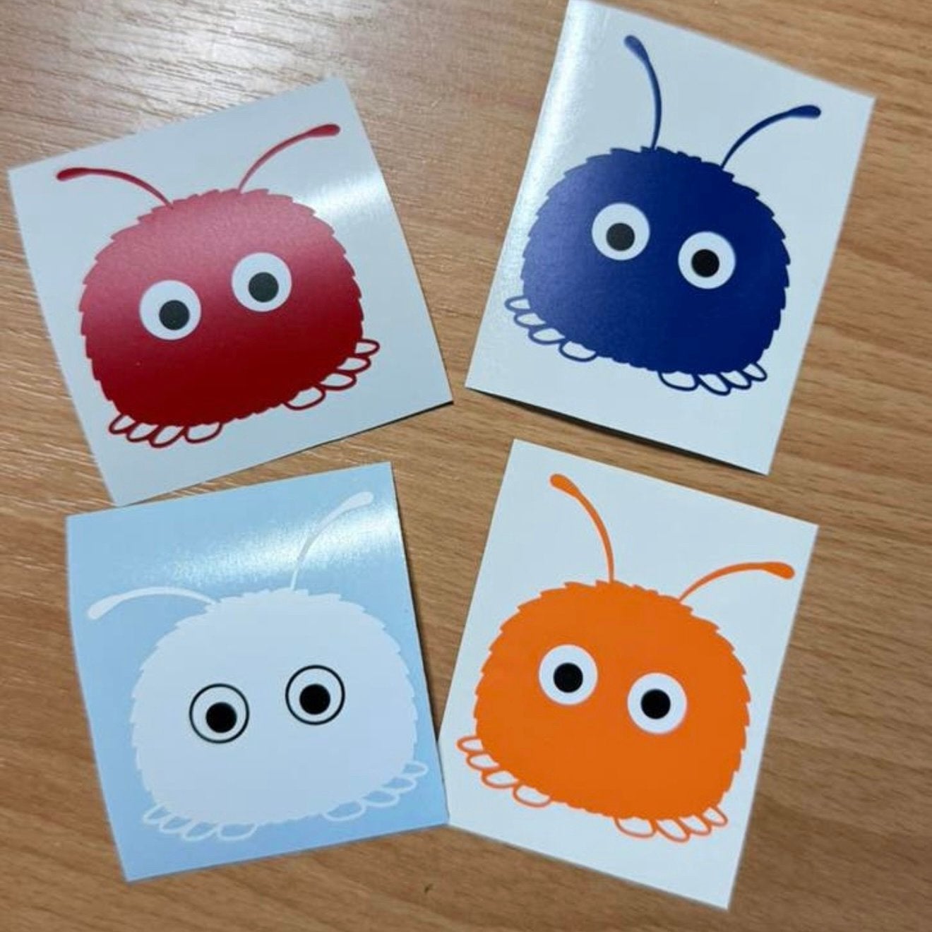 Wuppie vinyl stickers (handgemaakt), Ophalen of Verzenden